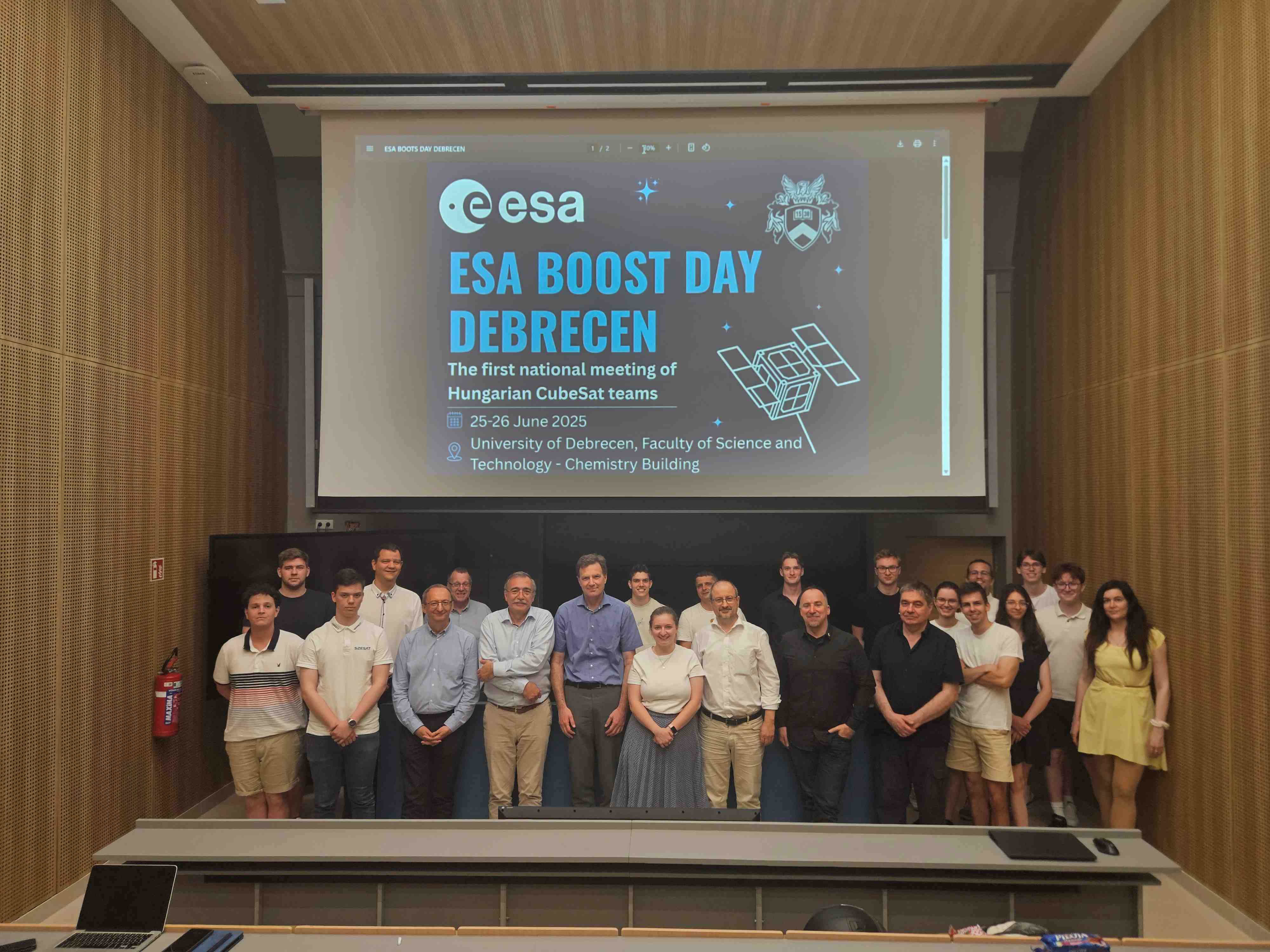 Örömmel vettünk részt az első ESA Boost day rendezvényen, melynek Debrecen adott othont.