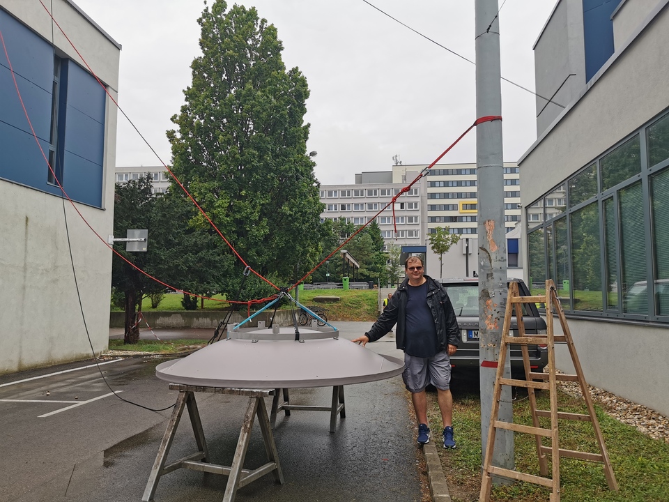 Antenna csere.