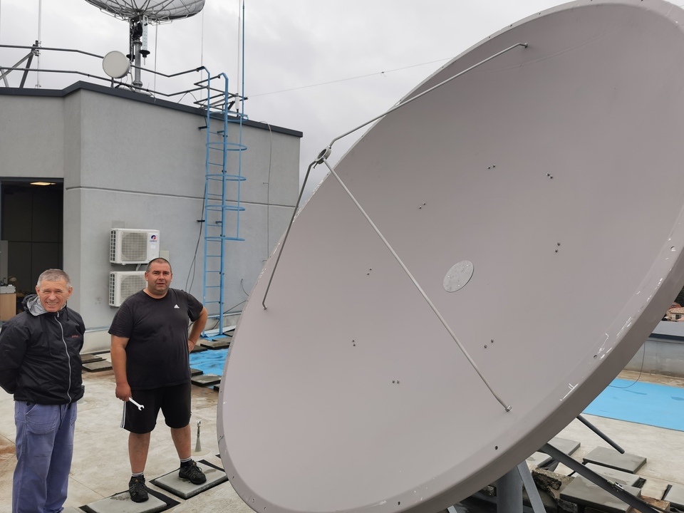 Antenna csere.