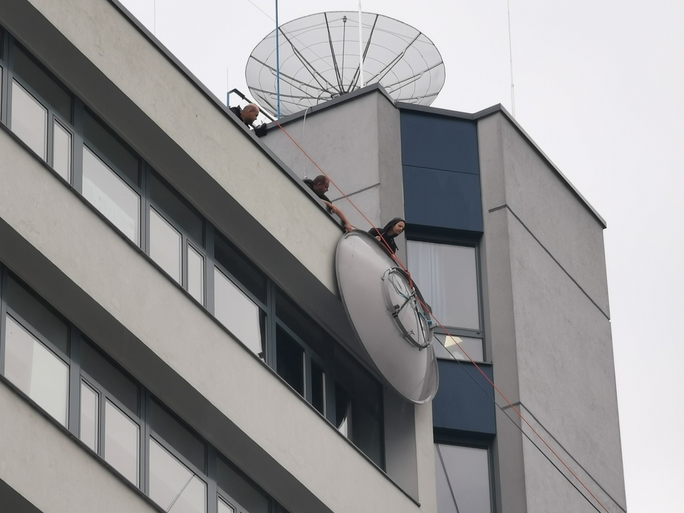 Antenna csere.