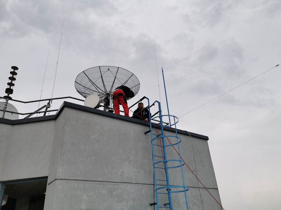Antenna csere.