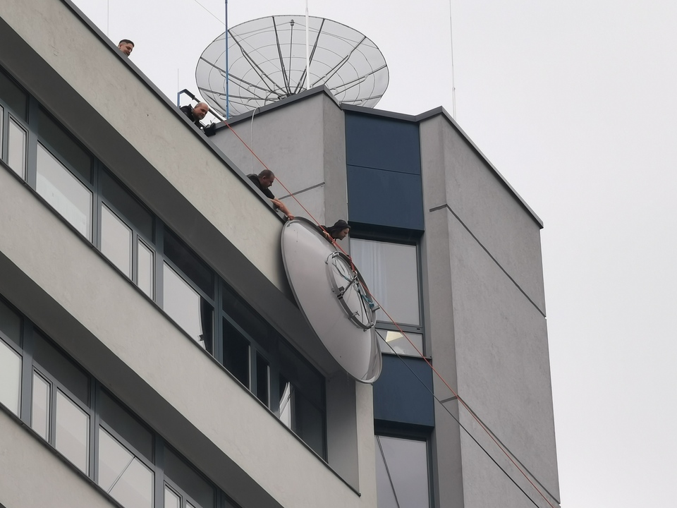Antenna csere.